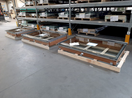 Koppelbare lichtstraat voor buitentoepassing Vlakkelichtkoepel