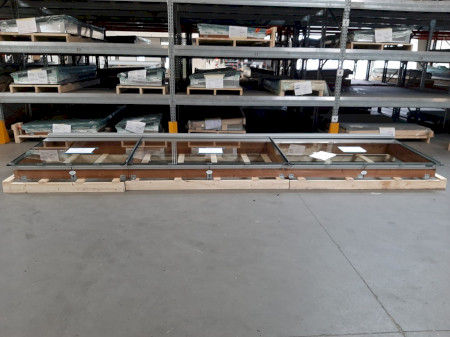 Koppelbare lichtstraat voor buitentoepassing Vlakkelichtkoepel