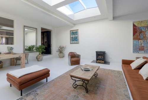 Lichtstraat zadeldak binnen