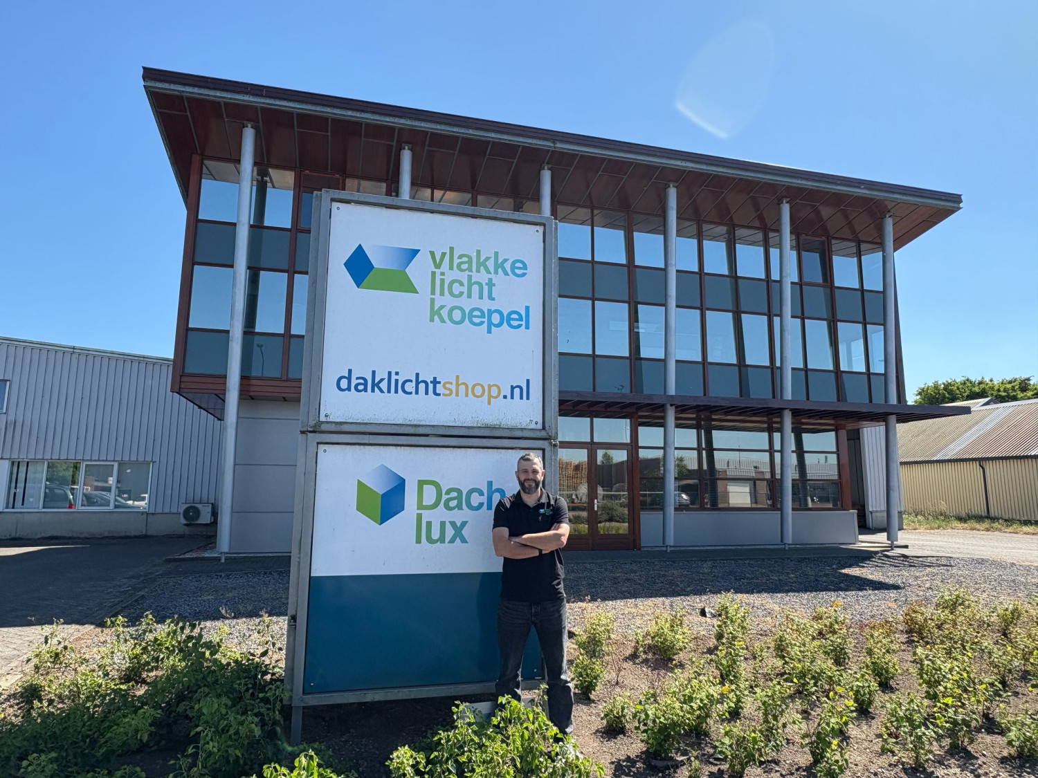 Jan Fabryf accountmanager Belgie voor Vlakkelichtkoepel