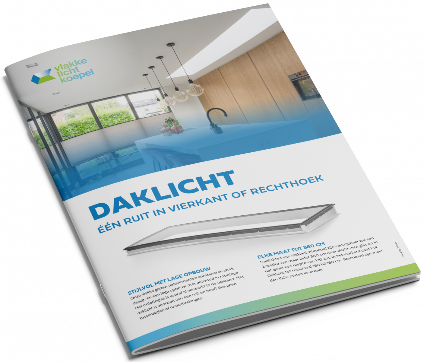 Vlakkelichtkoepel Daklicht