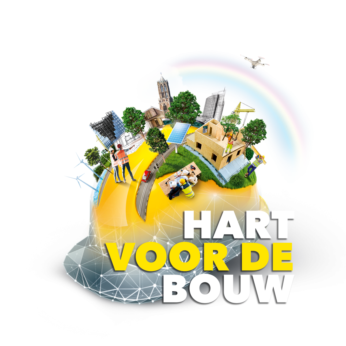 Vlakkelichtkoepel BouwBeurs 2023