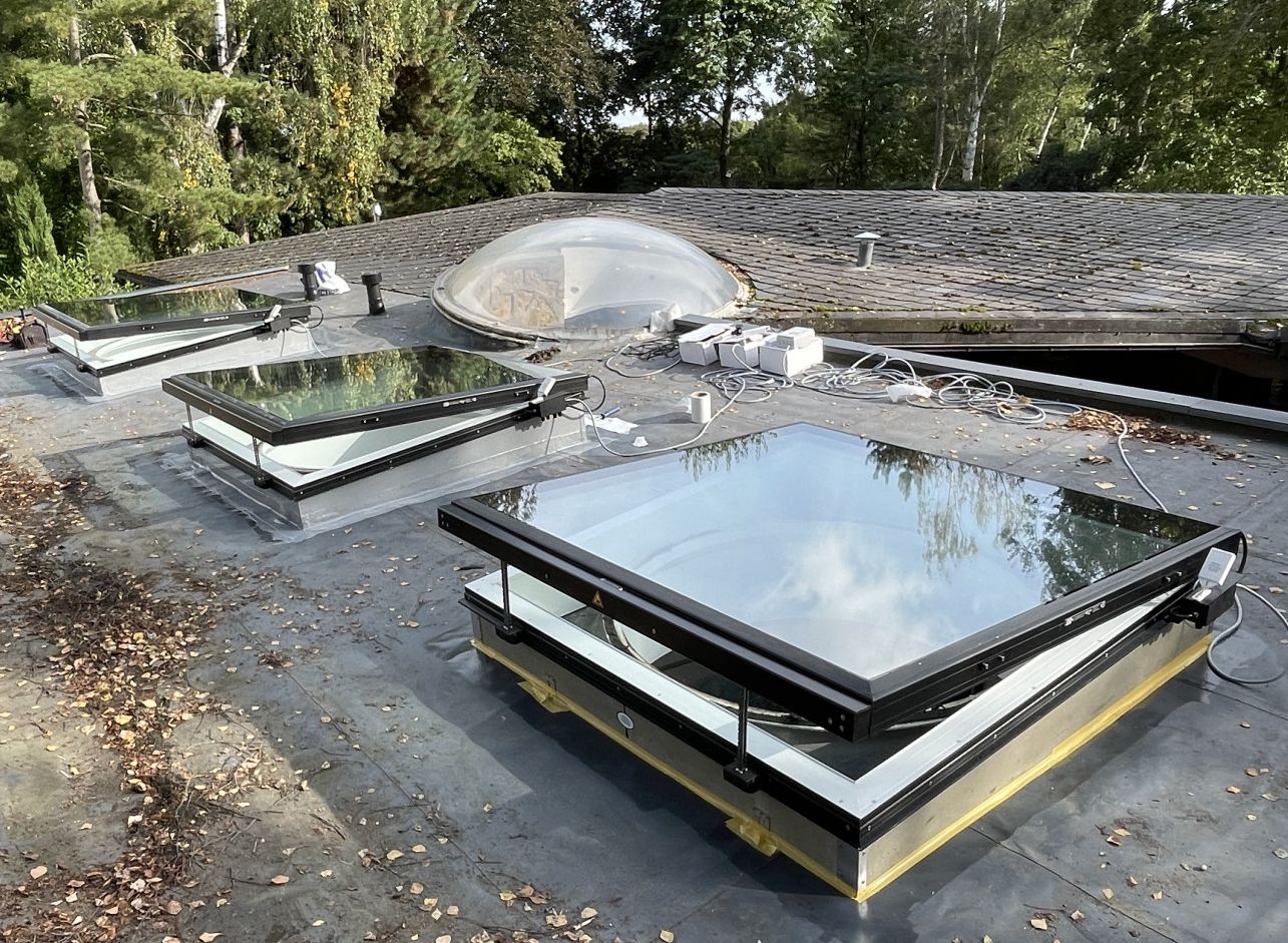 Bedienbaar Daklicht vlakkelichtkoepel