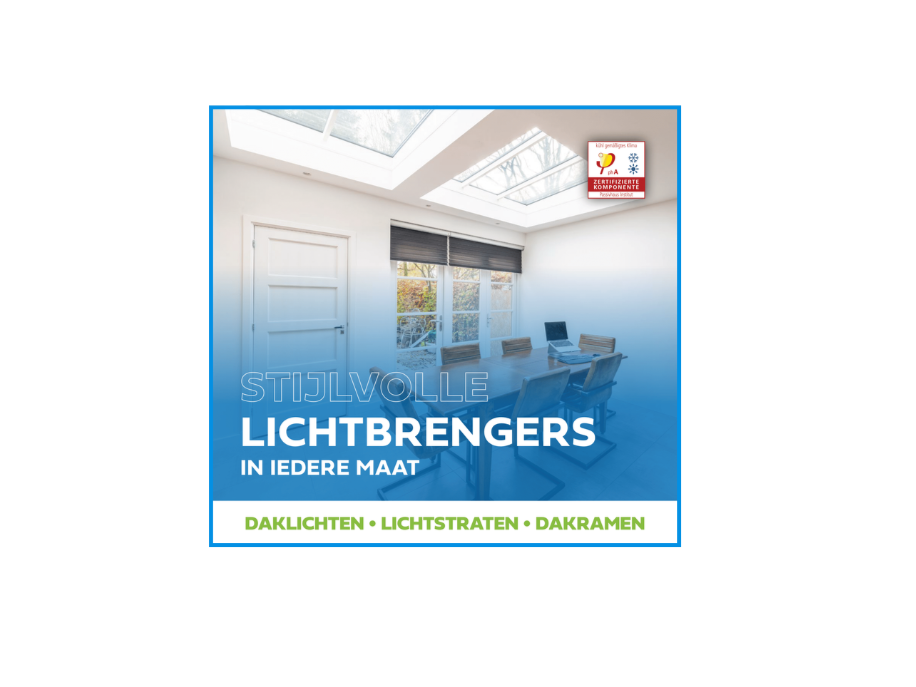 Vlakkelichtkoepel overzicht 