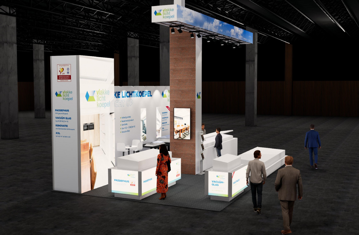 Vlakkelichtkoepel BouwBeurs 2023