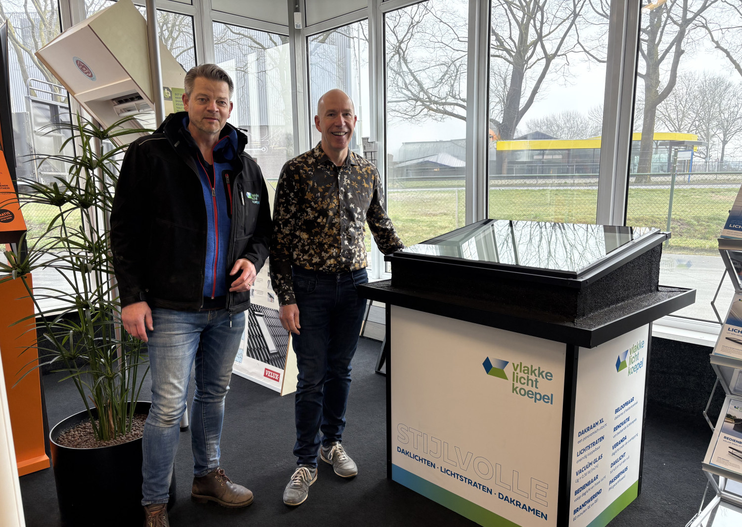 Showroom Vlakkelichtkoepel